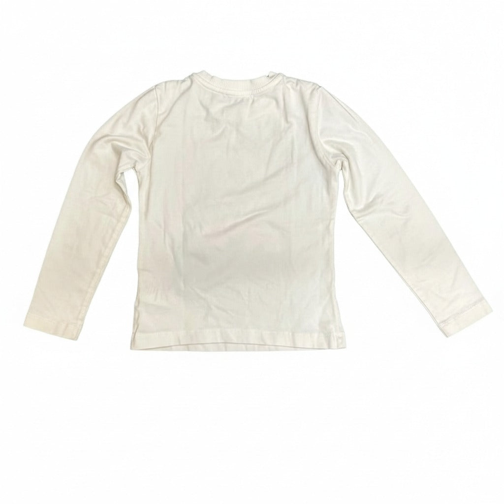 Blusa Moschino Manga Longa Infantil Tam.4-5 Br