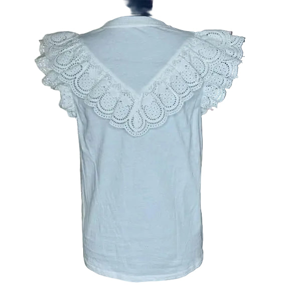 Blusa Zimmermann Bordada Branca Tam P Br