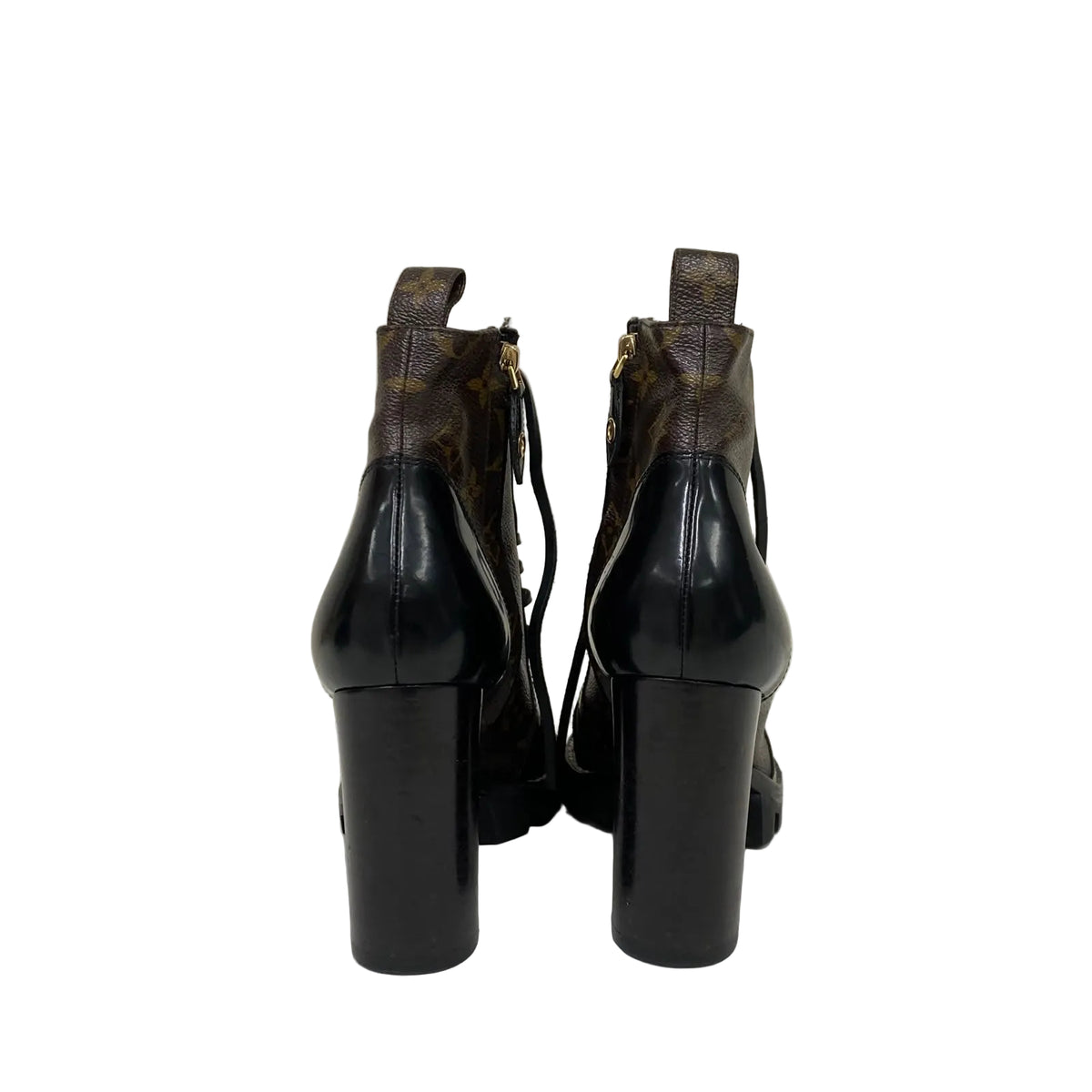 Bota Louis Vuitton Salto Alto Tam 37 Br