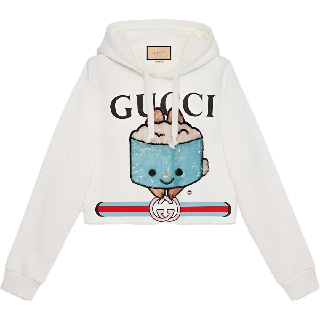 Moletom Gucci Estampa Paete Azul Tam P BR