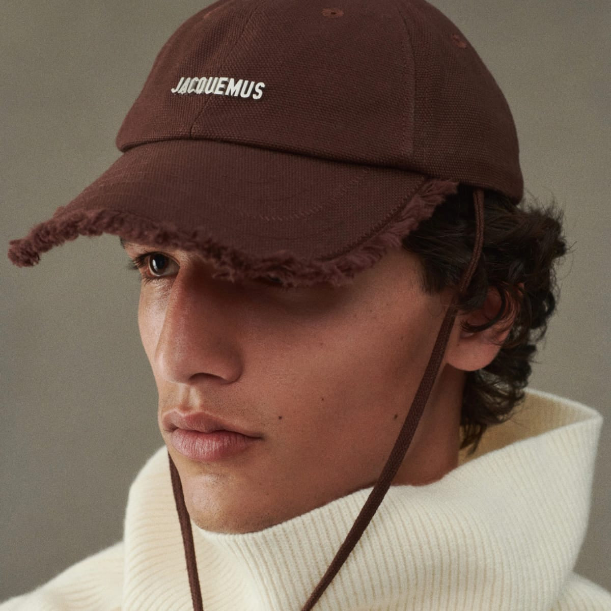 Boné Jacquemus La Casquette Artichaut Marrom