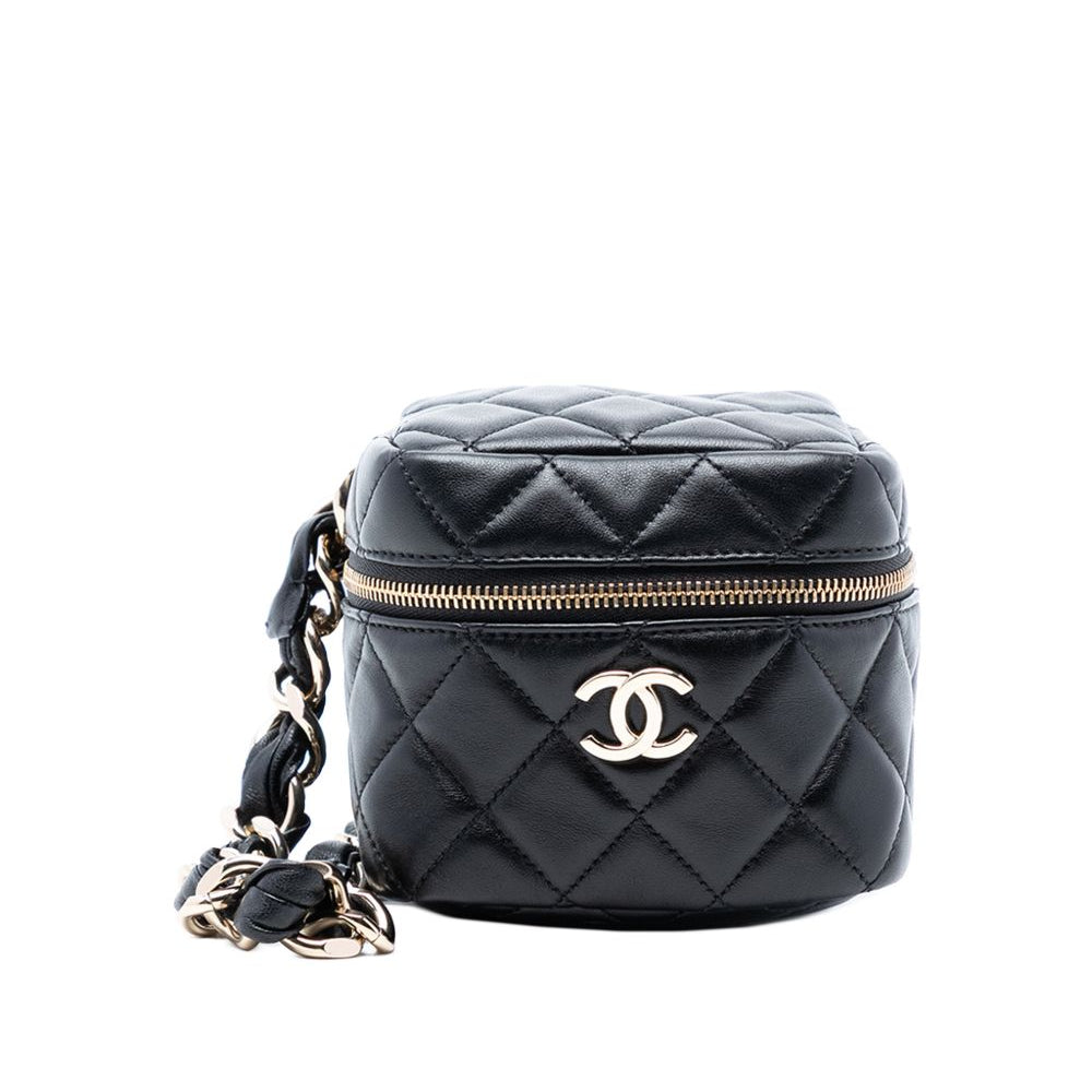 Bolsas . Bolsa Chanel Vanity Case Micro Preta