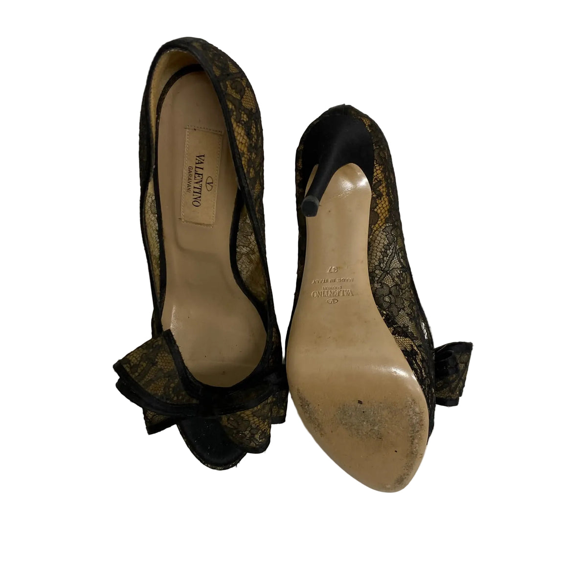 Sapato Valentino Renda Preto Tam 35 BR