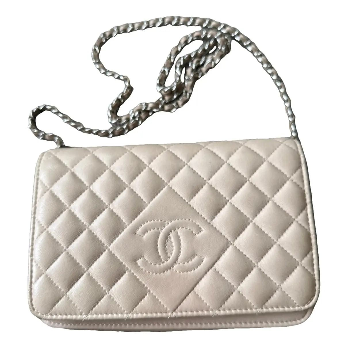 Bolsa Chanel on Chain Bege claro