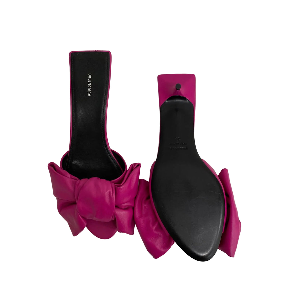 Mule Balenciaga Rosa Laço Tam 37 BR
