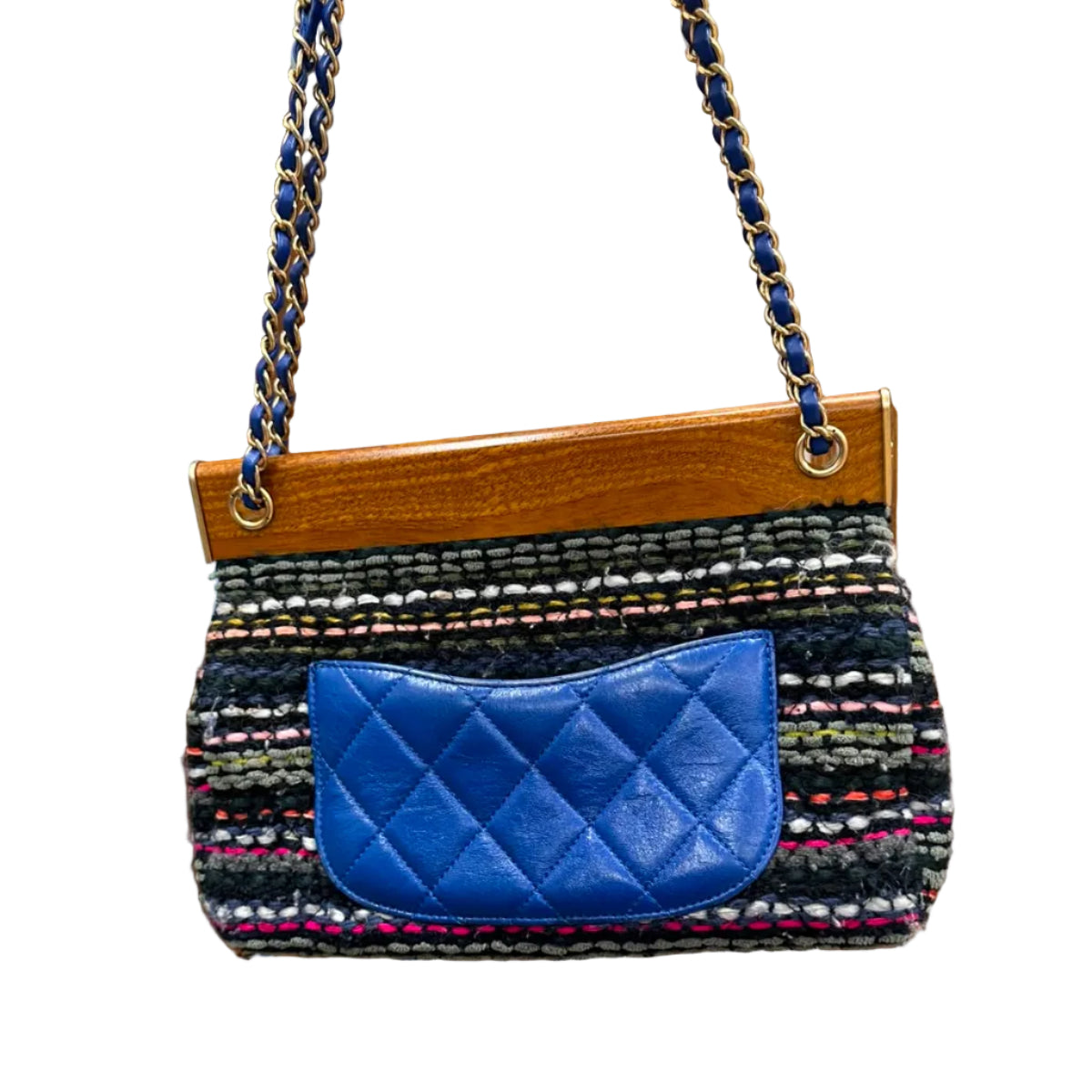 Bolsa Chanel Knock Tweed Colorida