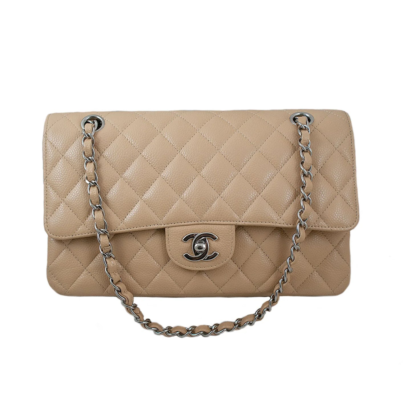 Bolsa Chanel Classic Flap Bege