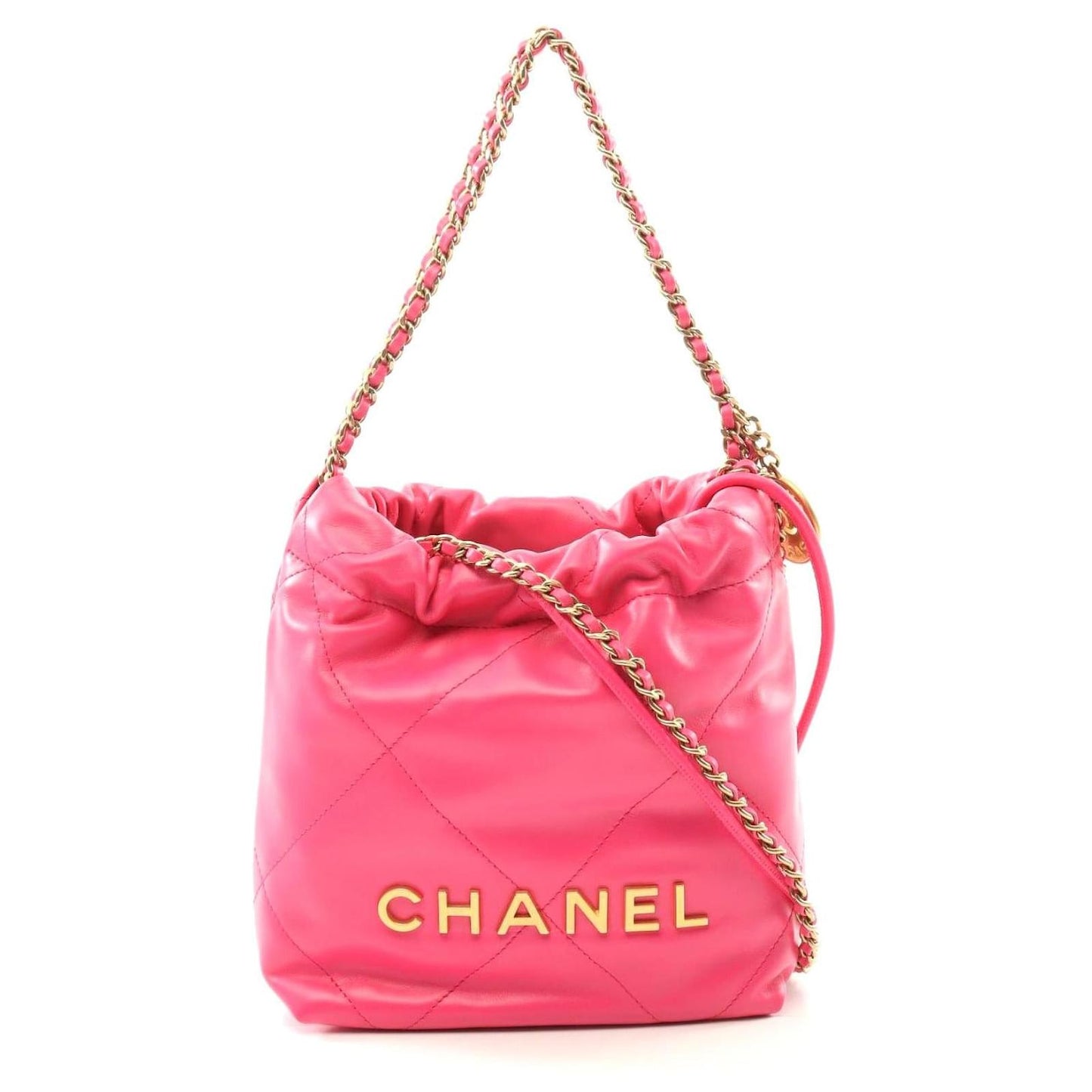 Bolsa Chanel 22 Mini Rosa