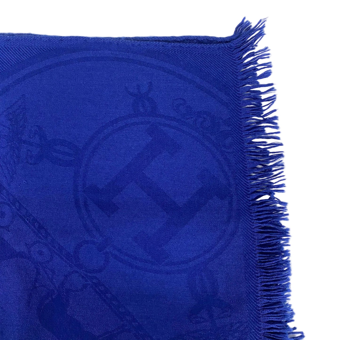 Pashmina Hermès Azul