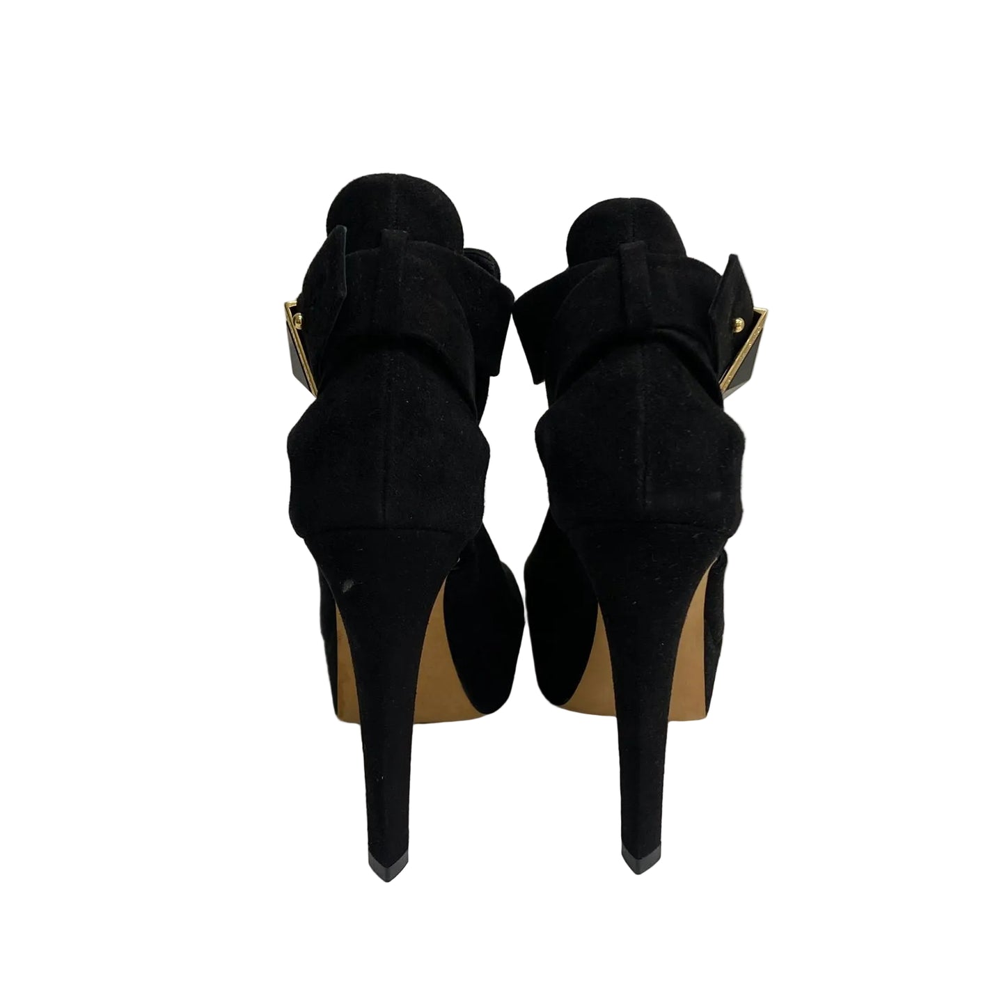 Sapato Louis Vuitton Camurca Preto Tam 36 Br