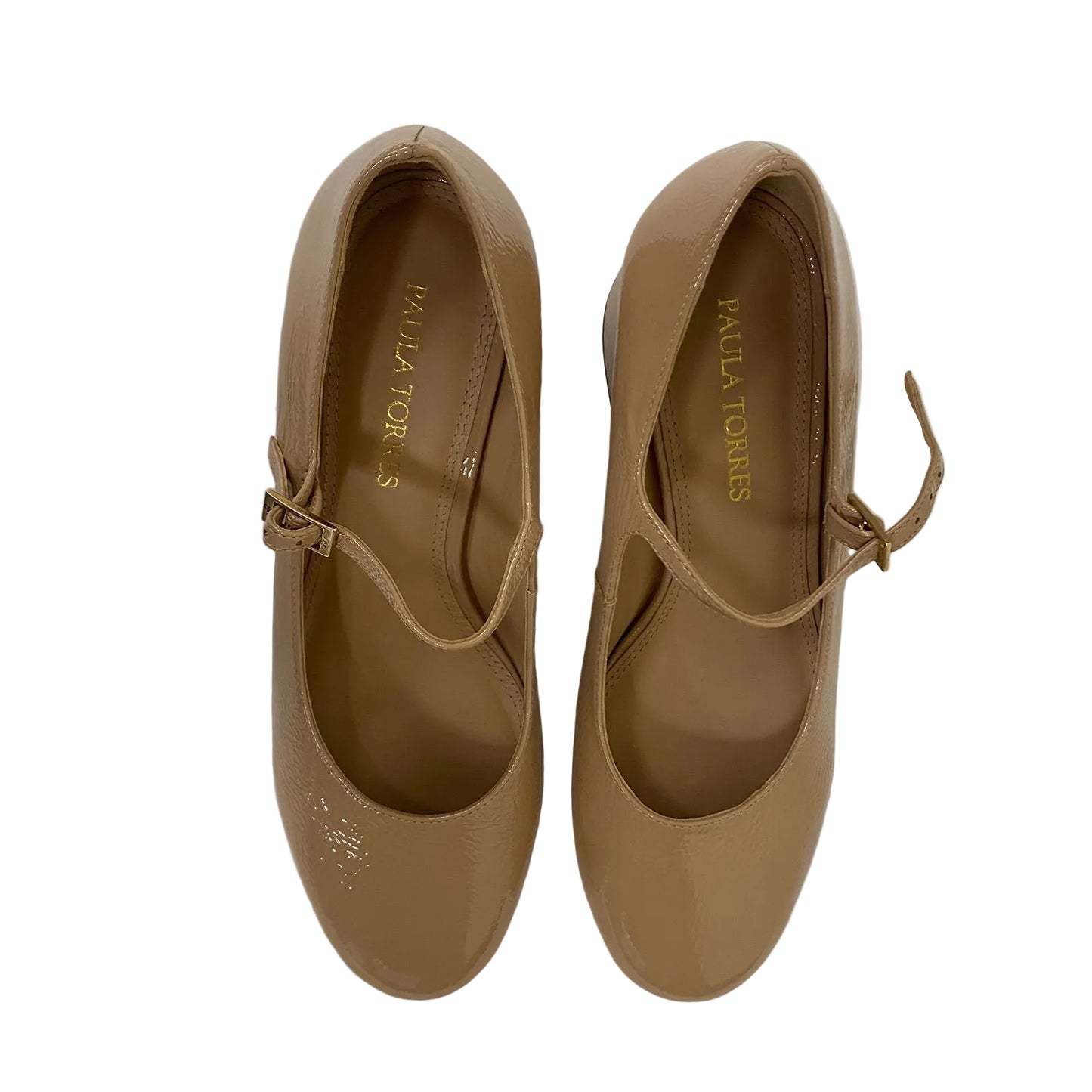 Sandalia Paula Torres Bege Tam 38 Br