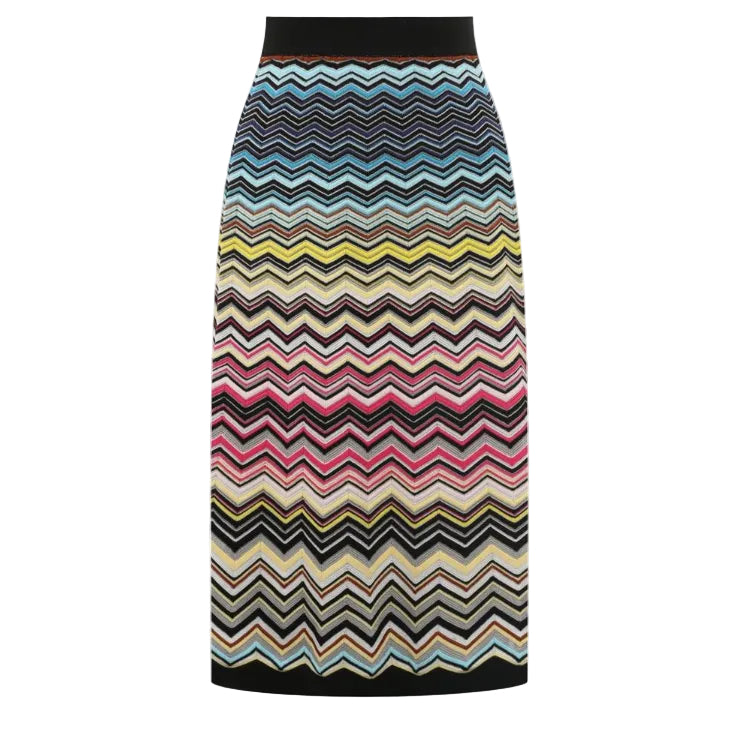 Saia Missoni Estampa Zig Zag Tam 40 Br