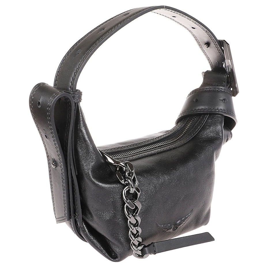 Bolsa Zadig&Voltaire Preta Couro Pequena