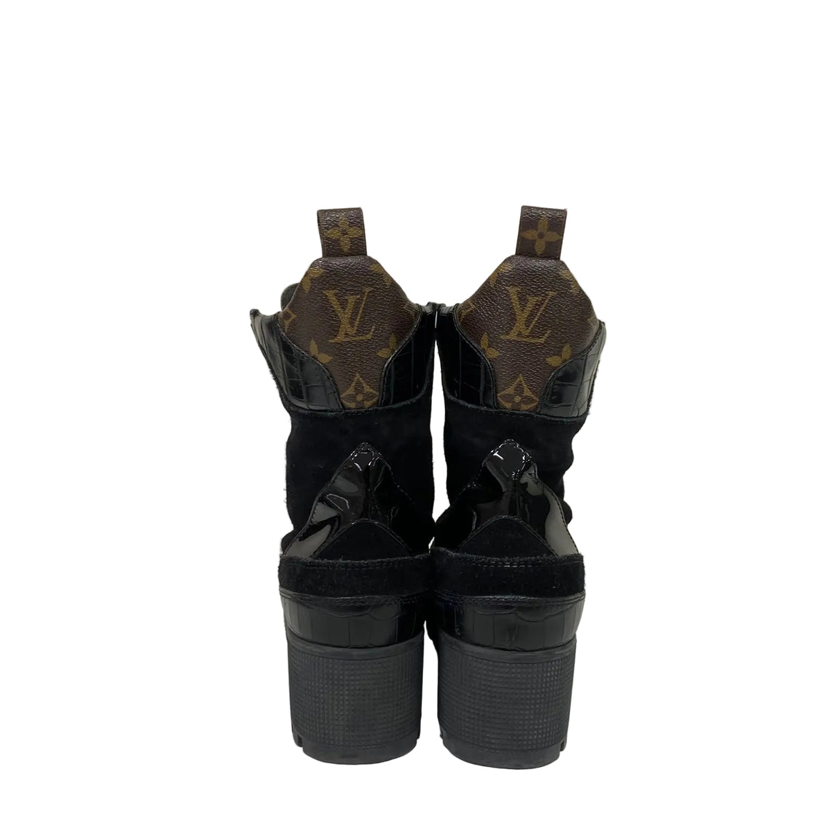 Bota Louis Vuitton Laureate Platform Desert Tam 37 Br
