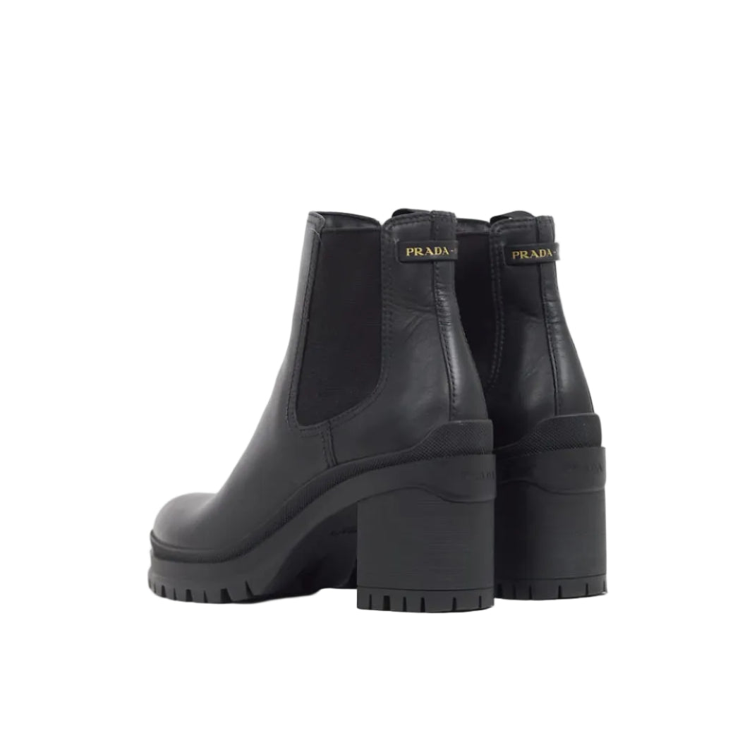 Bota Prada Tratorada Preta Tam. 36 BR