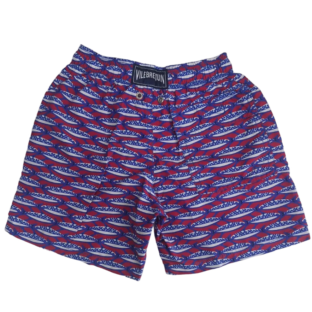 Bermuda Vilebrequin Peixe Azul Infantil Tam 8 Anos Br