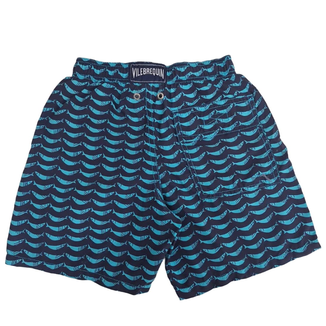 Bermuda Vilebrequin Azul Peixe Infantil Tam 8 Anos Br