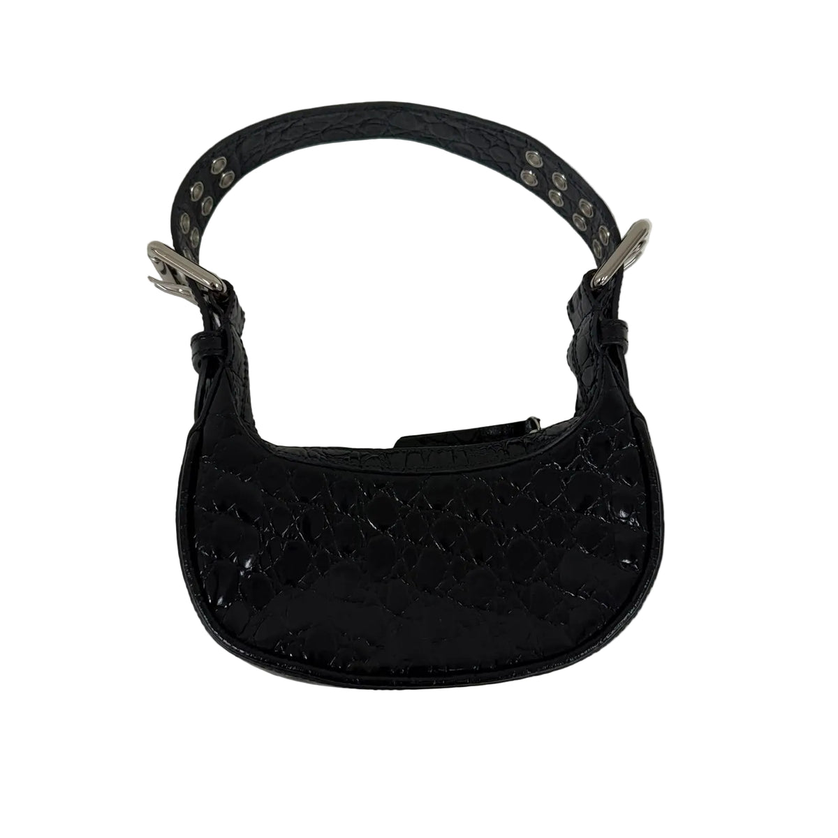Bolsa By Far Mini Soho Bag Preta