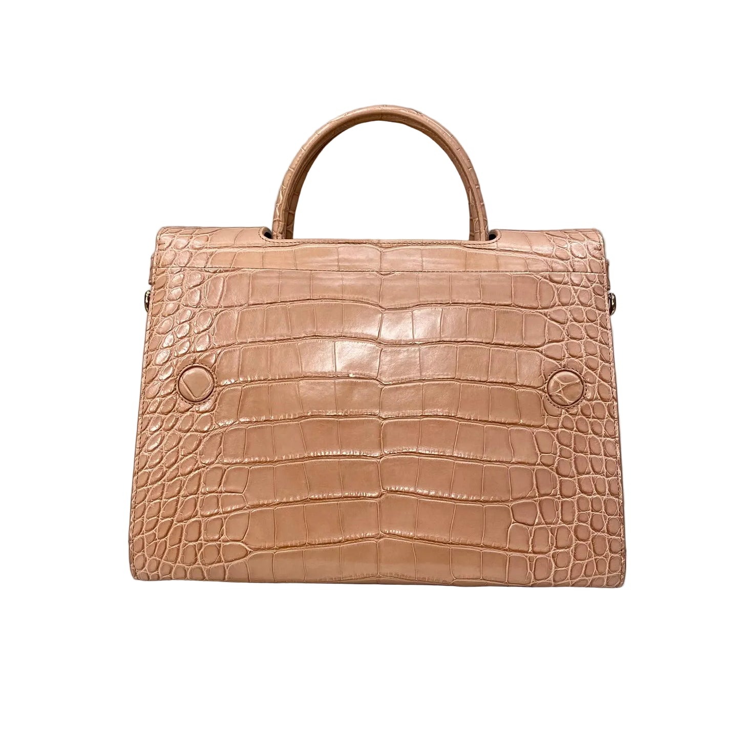 Bolsa Christian Dior Diorever Croco Rosa