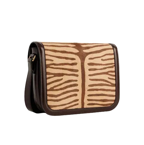Bolsa Valentino Garavani Zebra-Pattern Calfskin