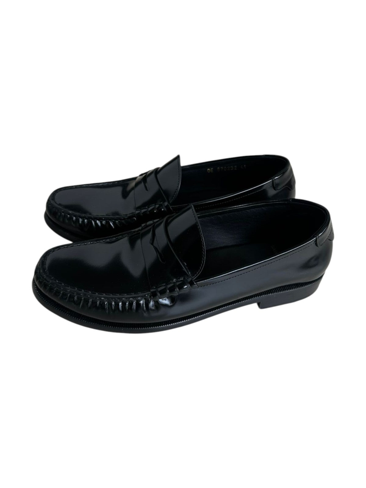 Mocassim Saint Laurent Preto Tam. 39 Br
