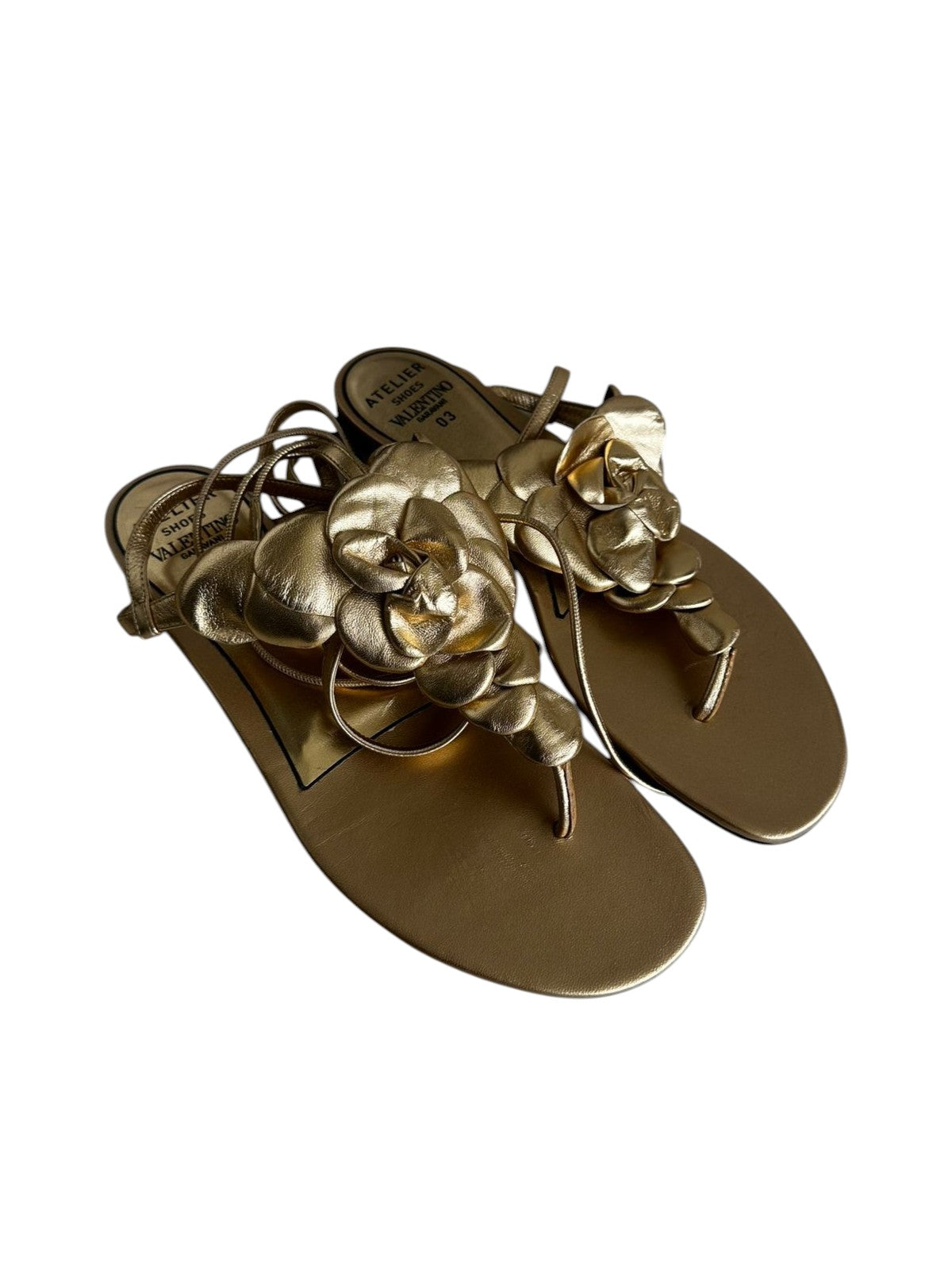 Rasteira Valentino Dourada Tam. 38 Br