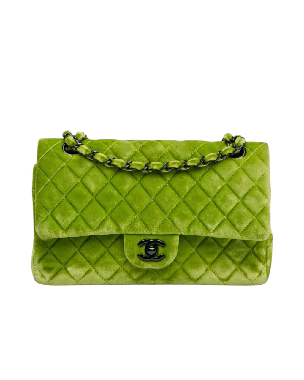 Bolsa Chanel Double Flap Verde