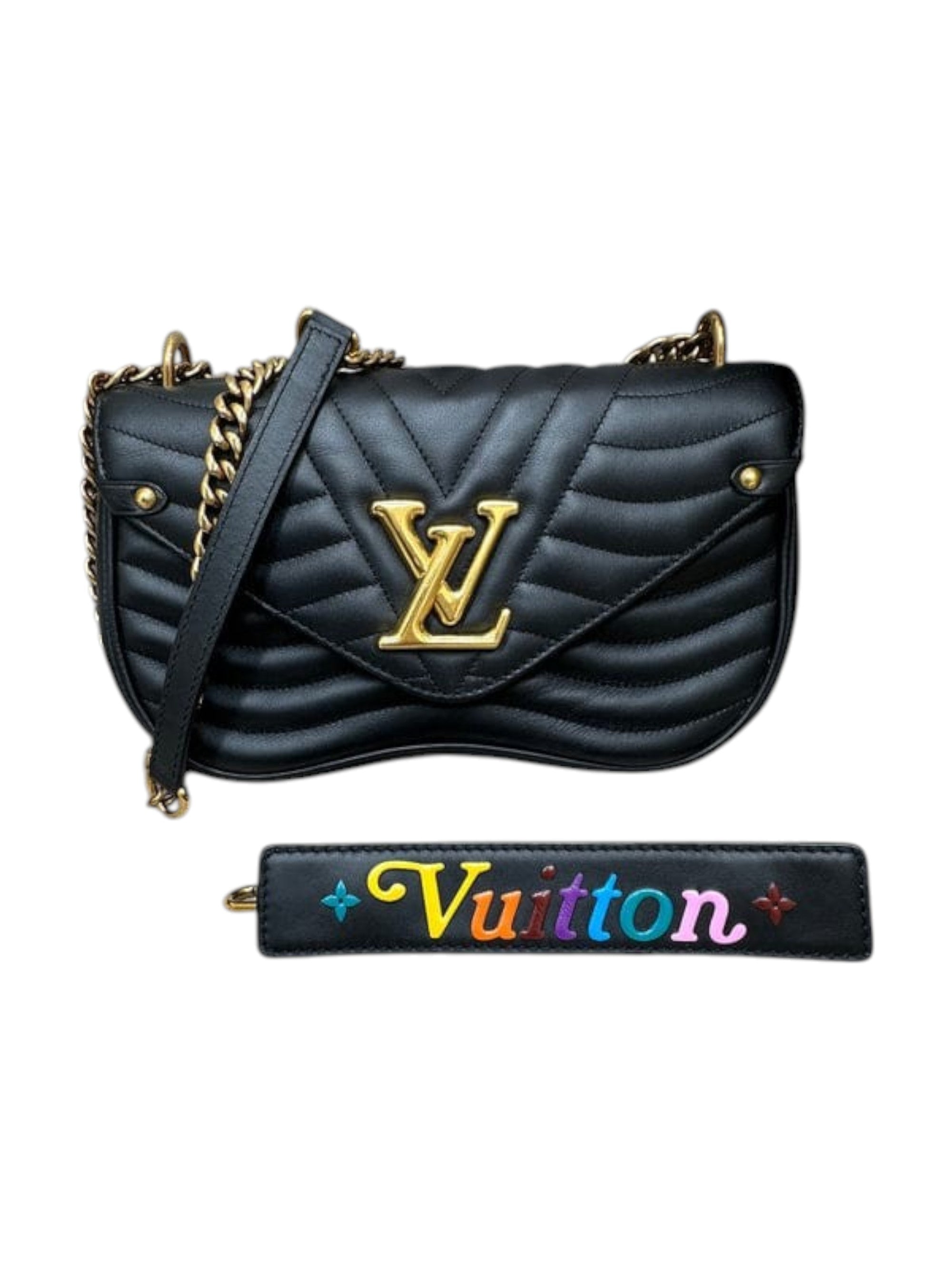 Bolsa Louis Vuitton New Wave MM Noir Preta – Peguei Bode