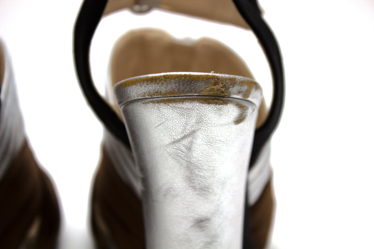 Sandália Prada Salto Grosso Tam.40