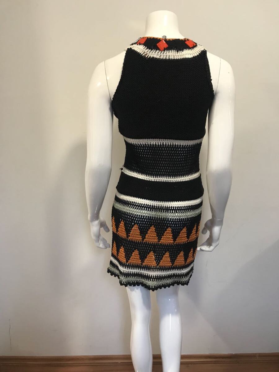 Vestido Venessa Montoro colorido