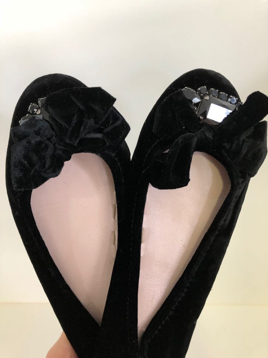 Sapatilha Miu Miu preto veludo, sola 39.5