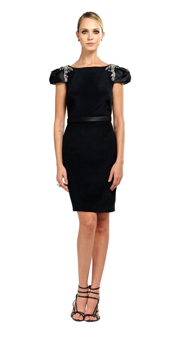 Vestido Marchesa preto