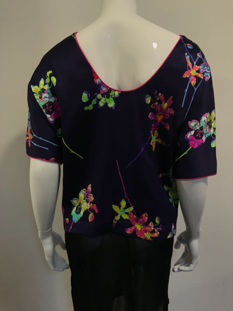 Blusa Marc Jacobs Roxa Florida Tam. 38 Br