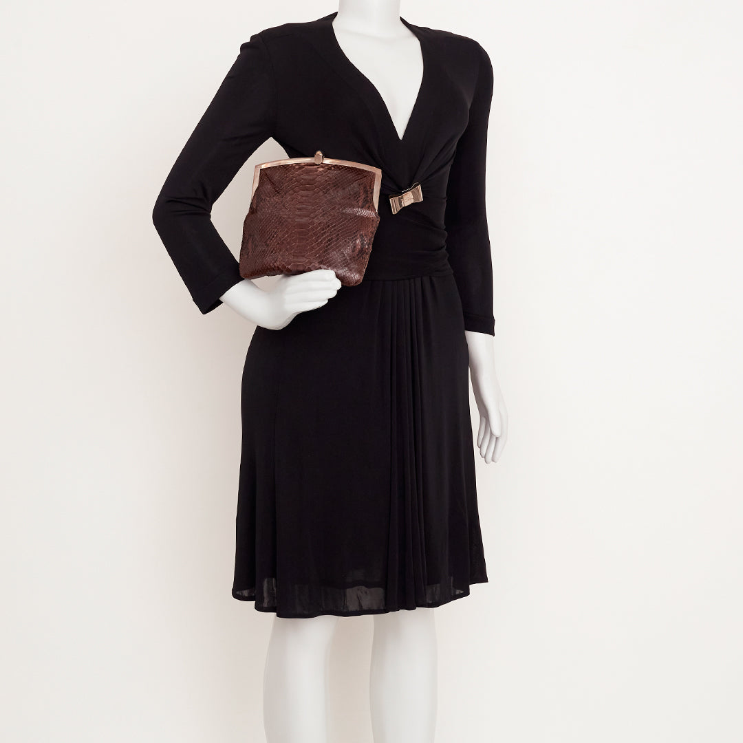 Clutch NK Python Marrom