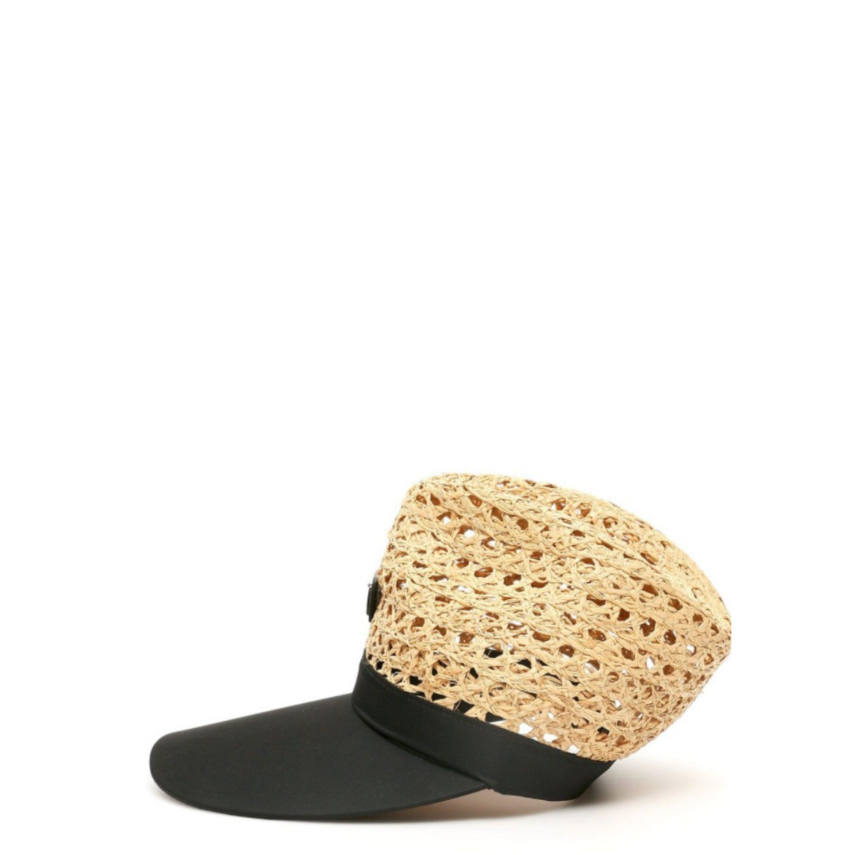 Chapéu Viseria Prada em Ráfia e Nylon