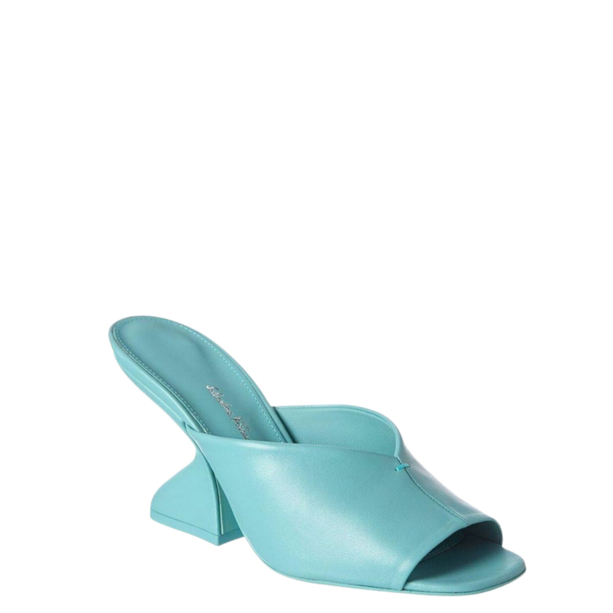 Mule Salvatore Ferragamo c/ Salto F Turquesa Tam.37 Br