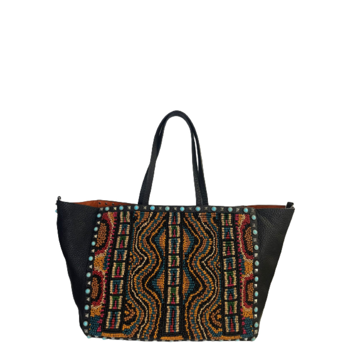 Bolsa Valentino Rockstud Tote c/ Contas