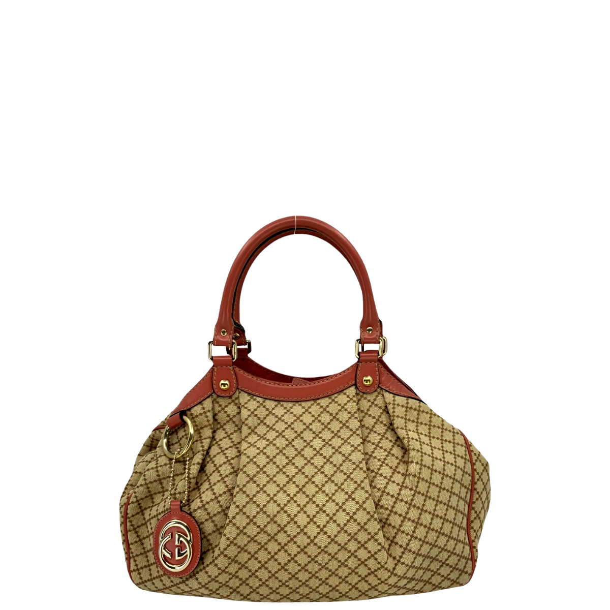 Bolsa Gucci Diamante Canvas Média