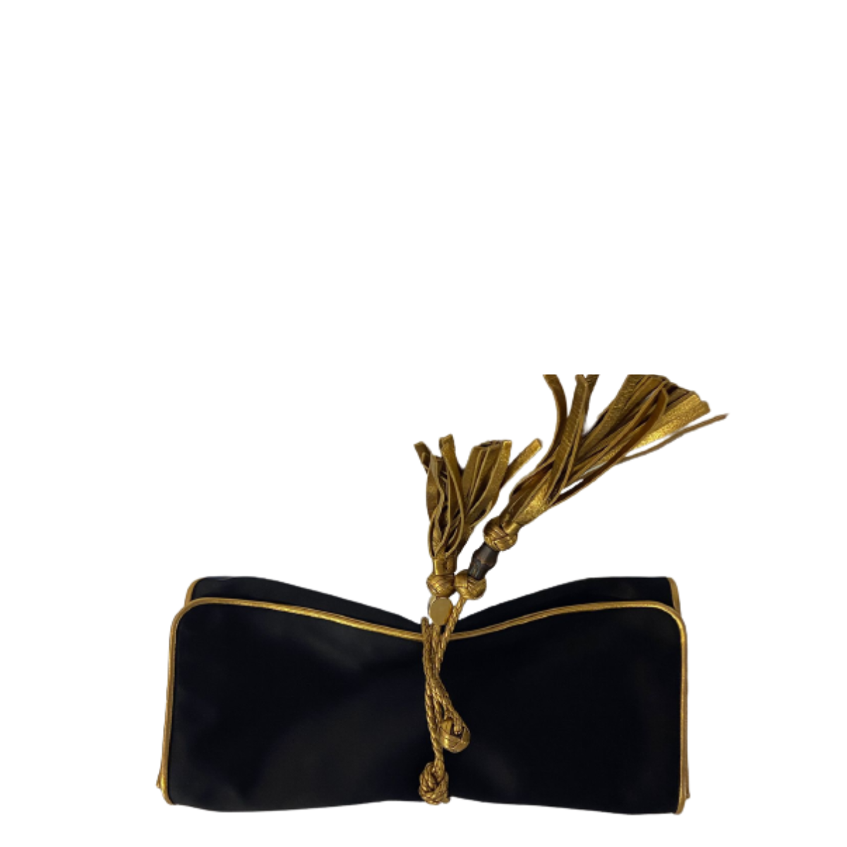 Clutch Gucci Preta com Cordões