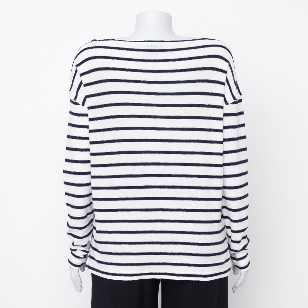 Blusa Vince Gelo c/ Listras Azul Marinho Tam. XS
