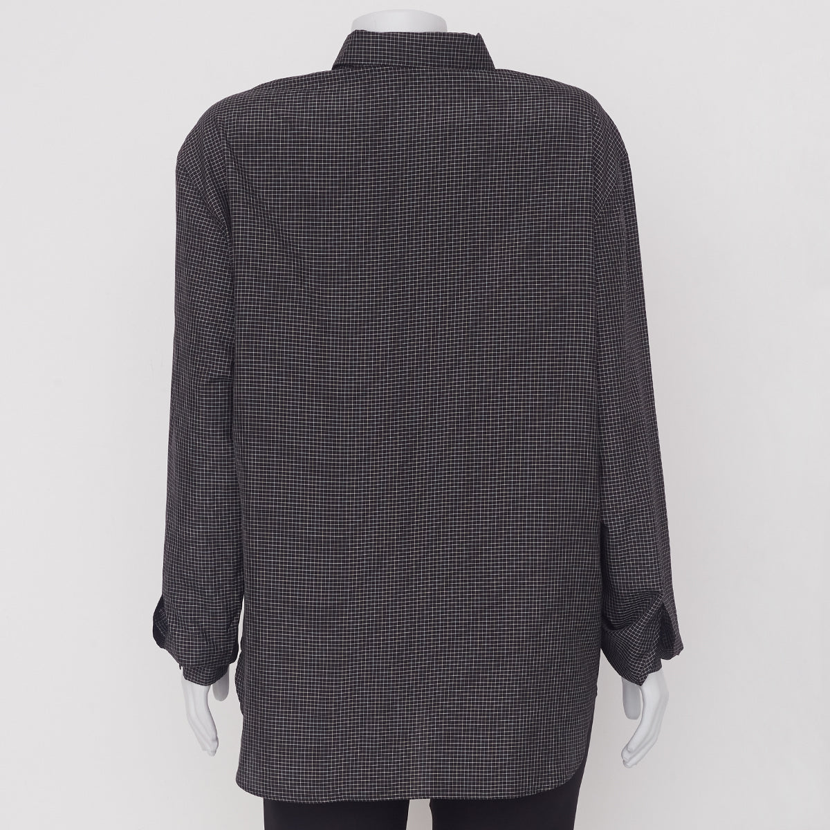 Camisa Christian Dior em Estampa Xadrez Tam. 50 It