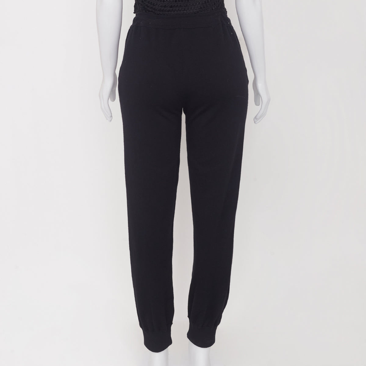 Calça Louis Vuitton de Moletom Preta Tam. L