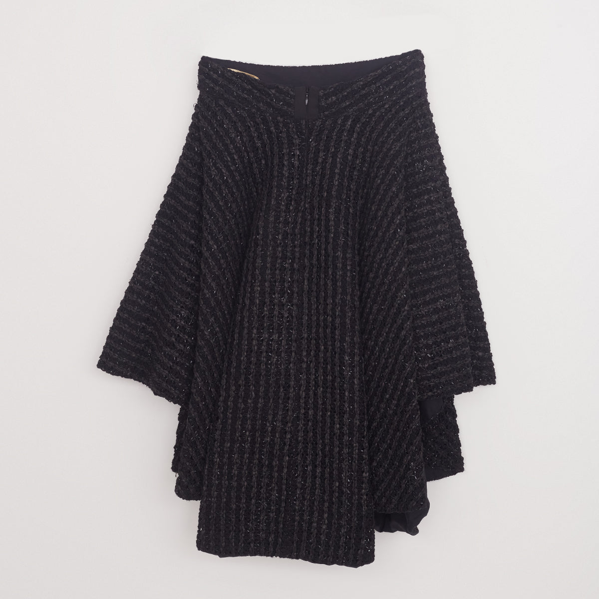 Saia Paula Raia Preta Assimétrica Preta Tam.36