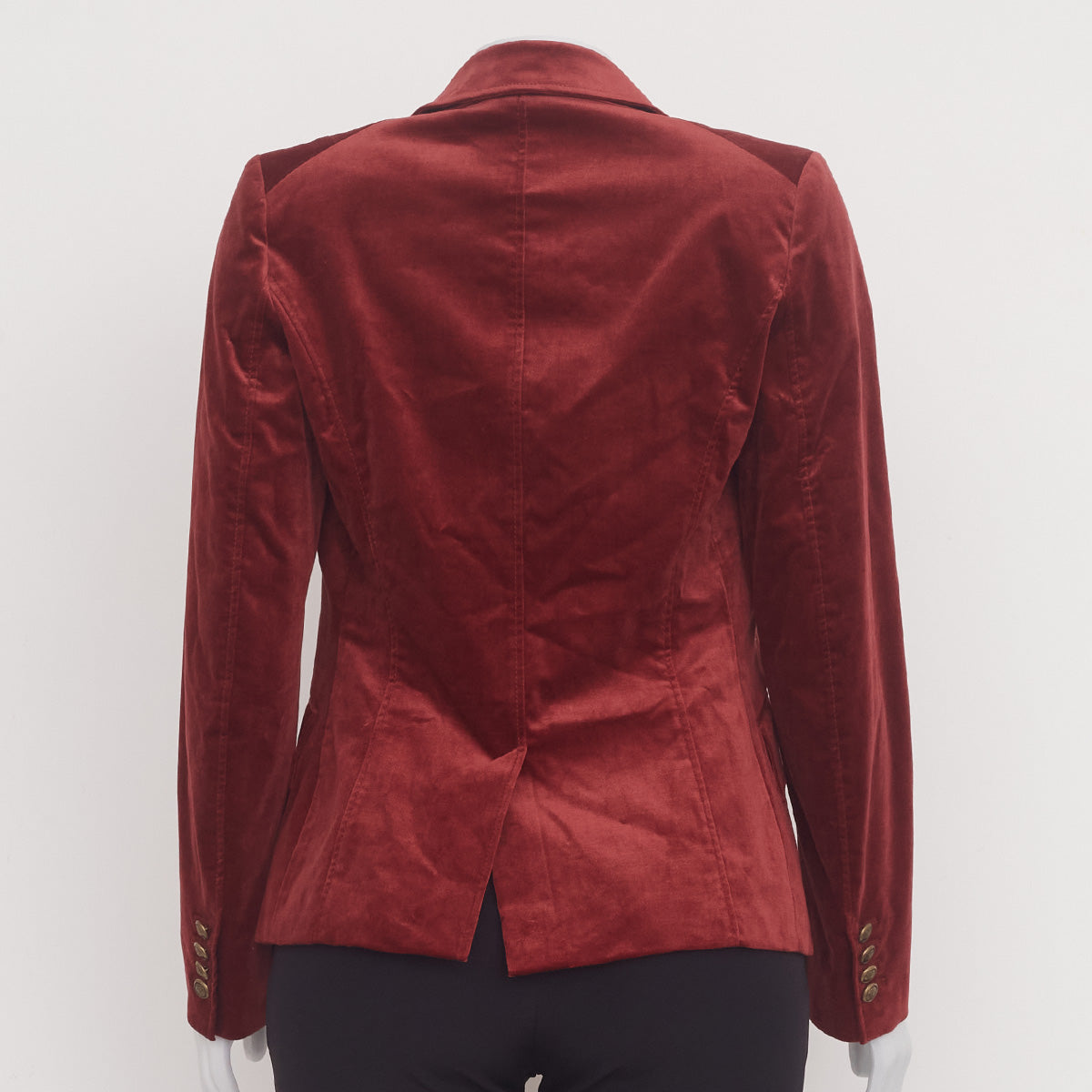 Blazer Gucci em Veludo Marsala Tam.44 It