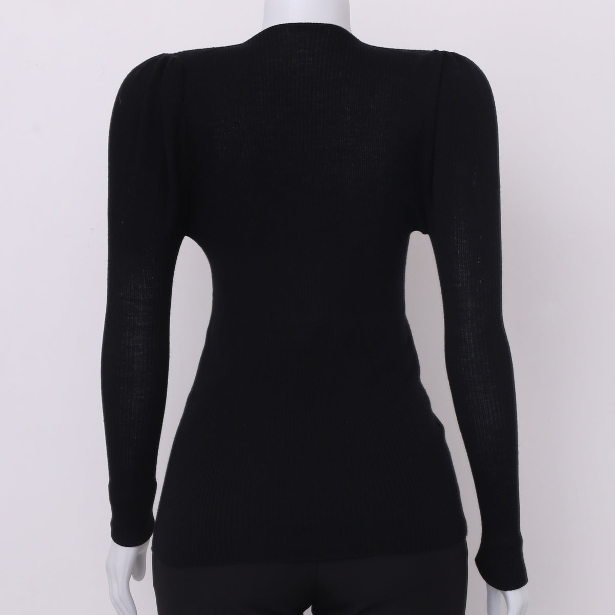 Blusa Prada Preta de Manga Longa Tam. 42