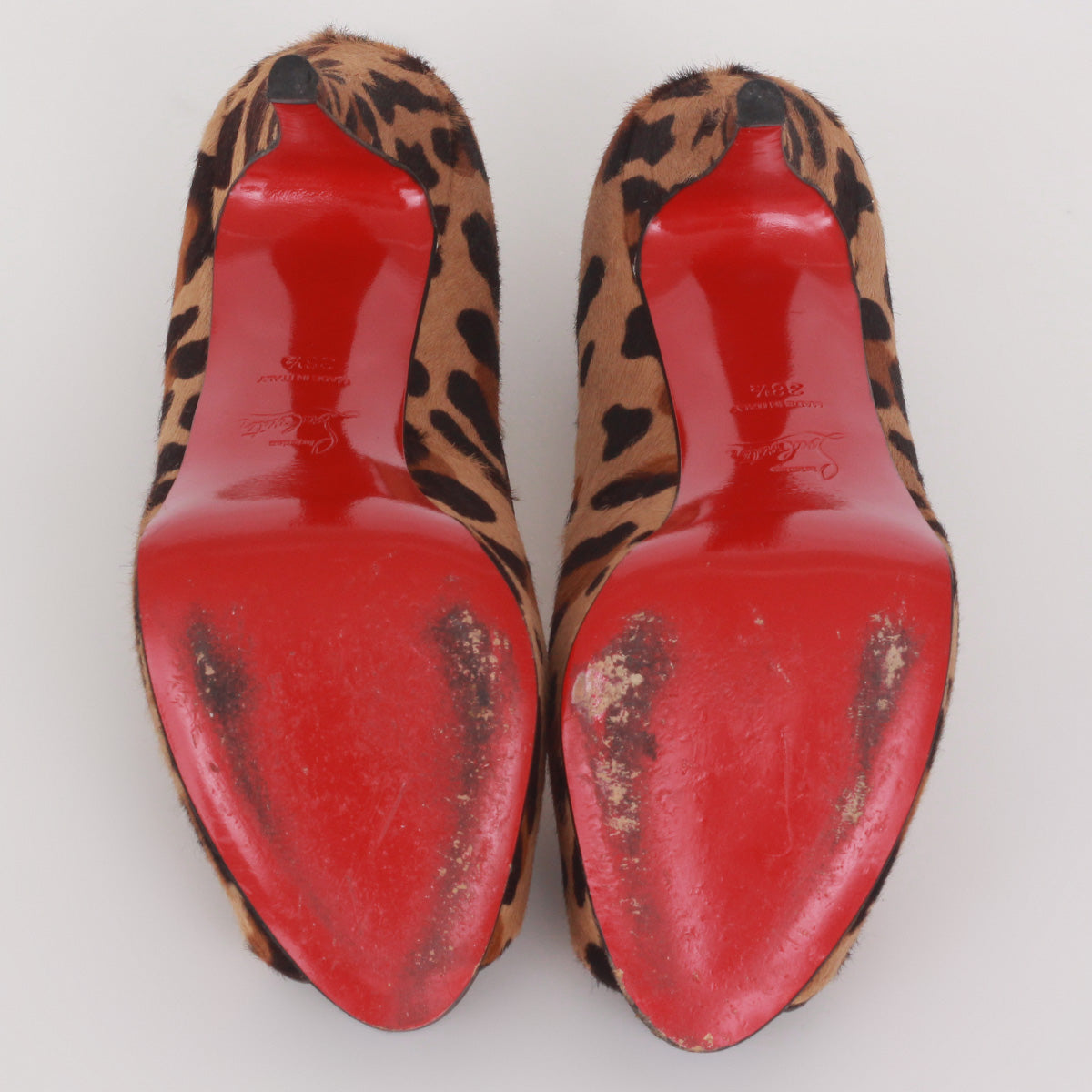 Peep Toe Christian Louboutin Animal Print Tam.36,5 Br