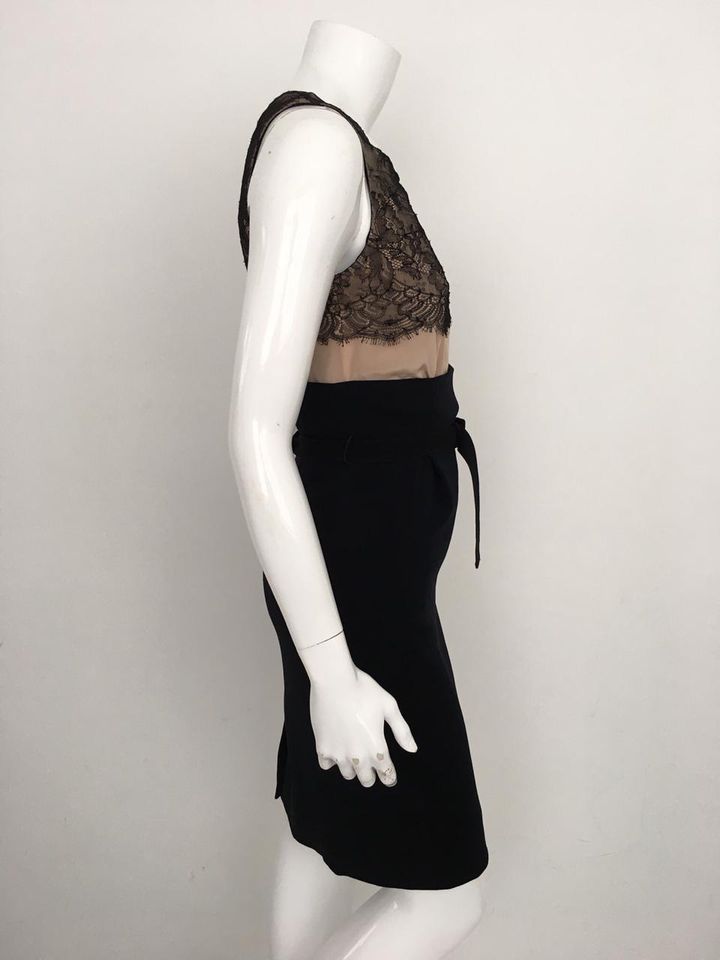 Vestido Antonio Marras Preto e Nude Tam. 40