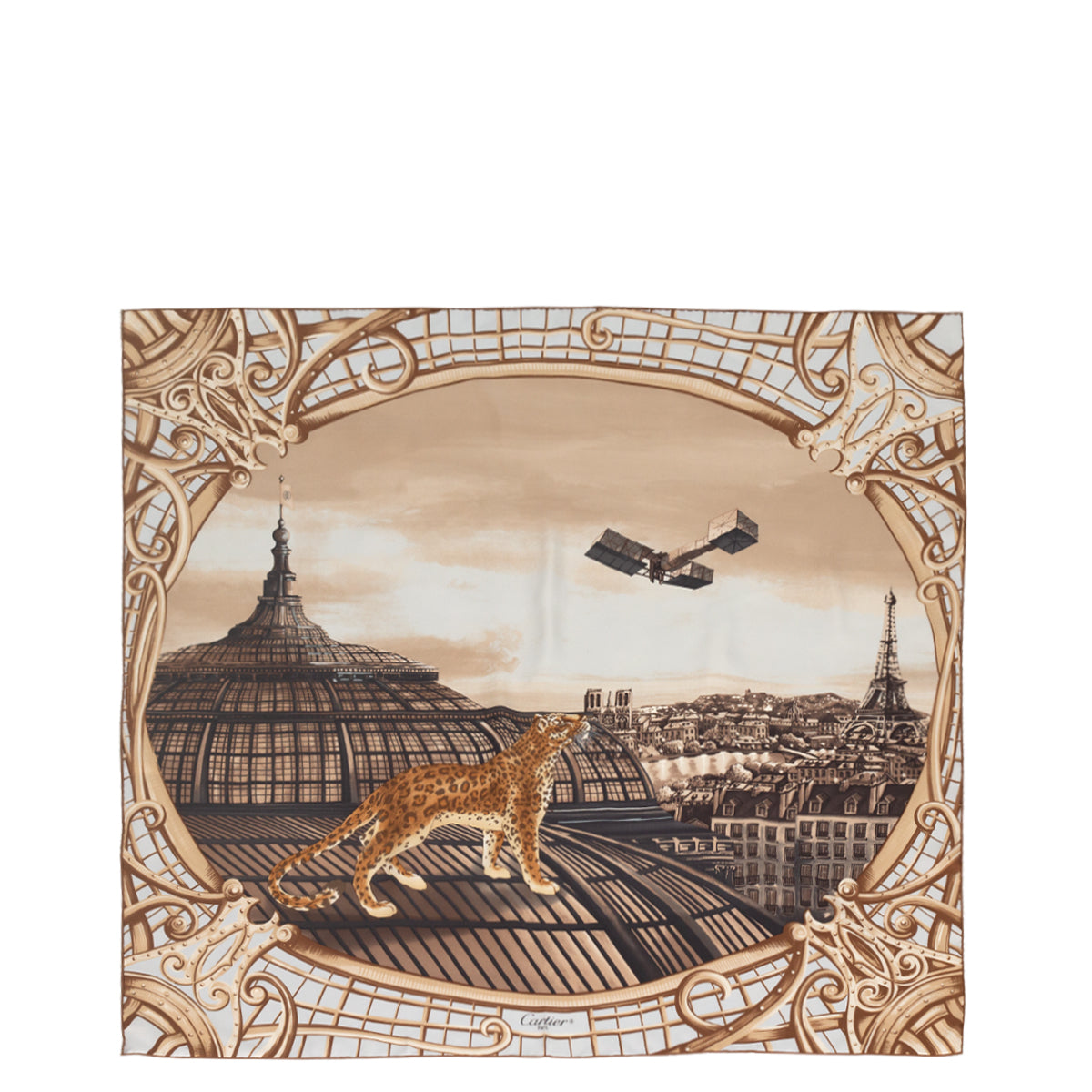 Lenço Cartier Estampado