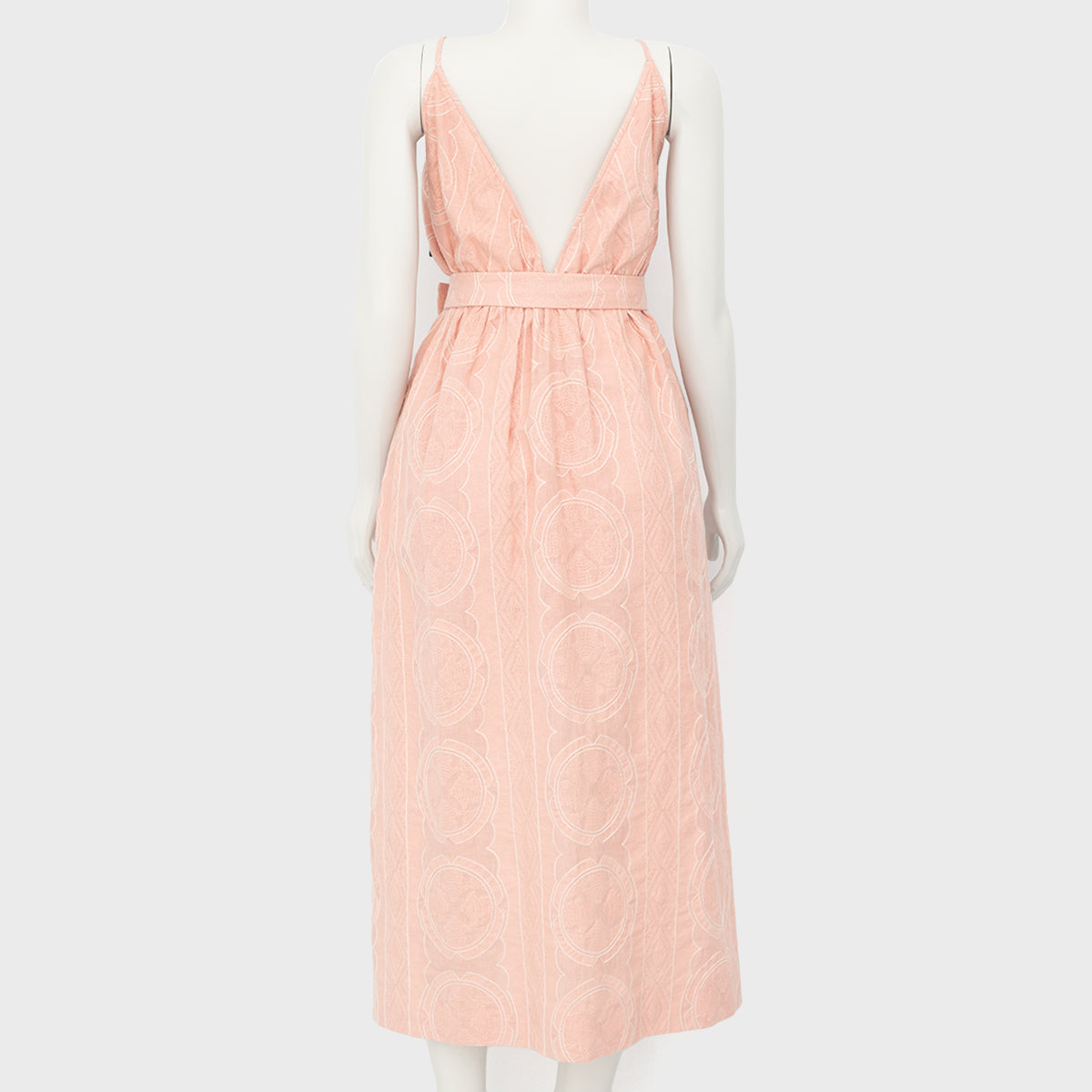 Vestido Paula Raia Macaquinho Rosa Tam. 36