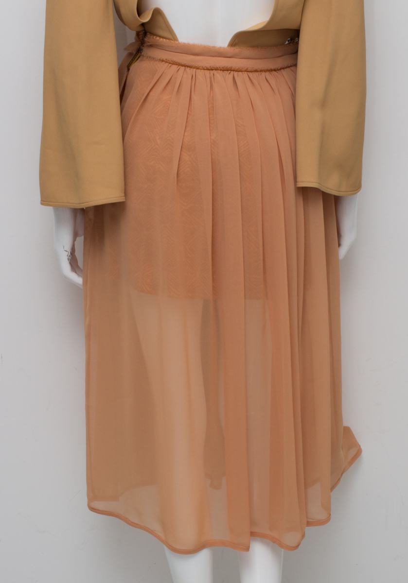 Saia Paula Raia Dupla Laranja Tam. 38